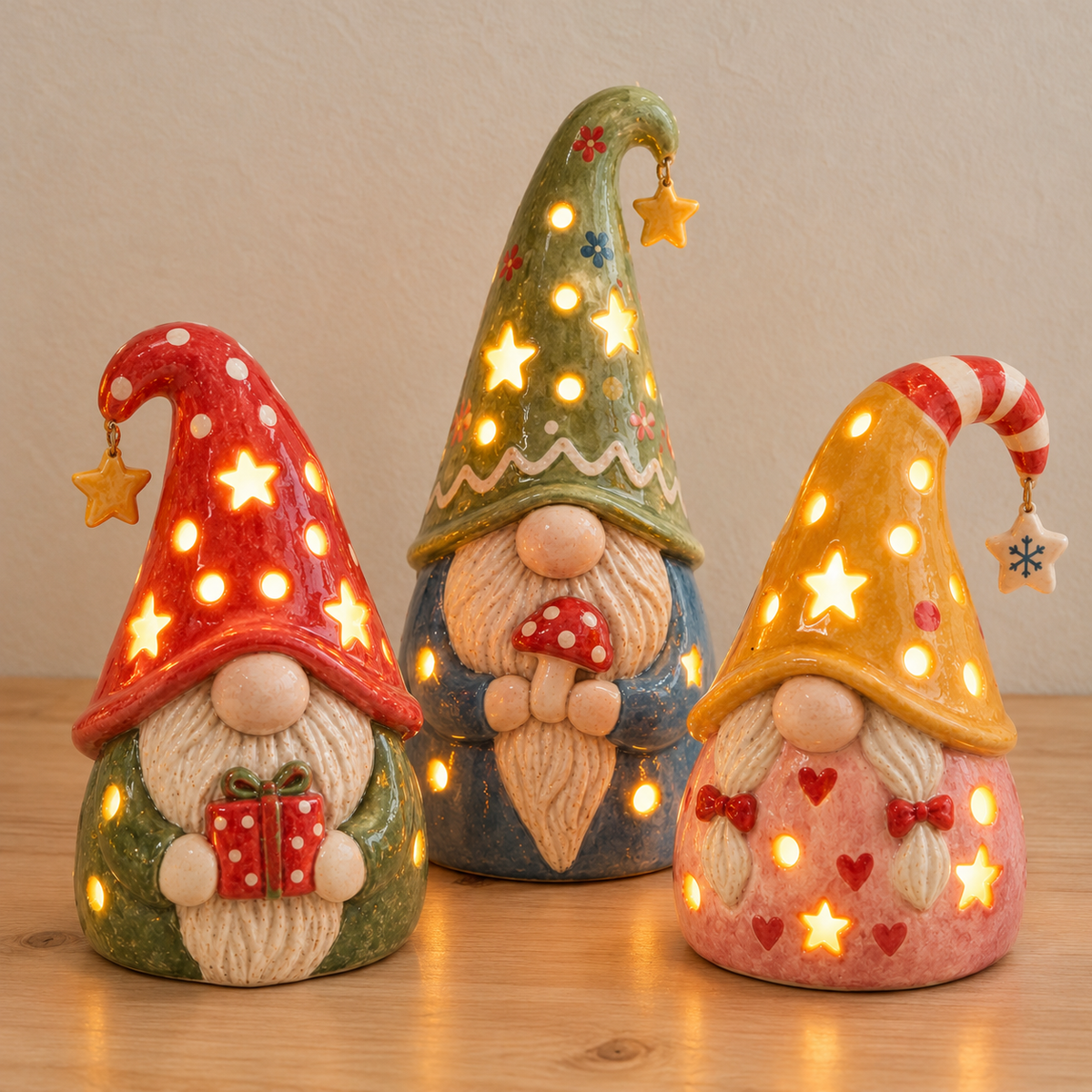 December Parents and Kids workshop - Gnome Luminary (Sculpting and Painting Days)