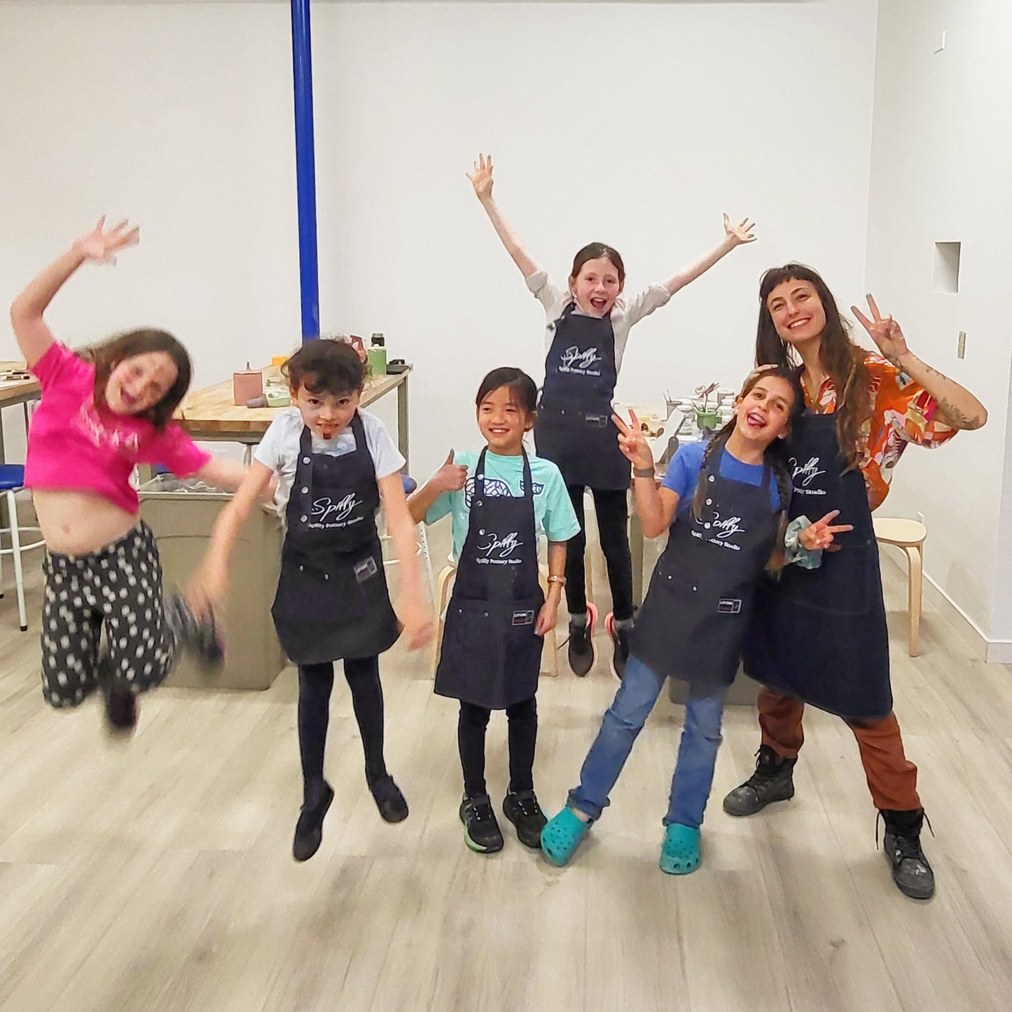 Spiffy adult apron
