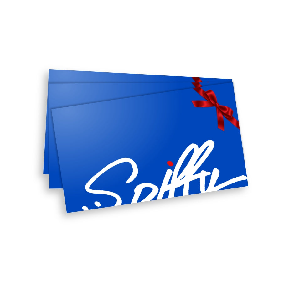 Spiffy gift card