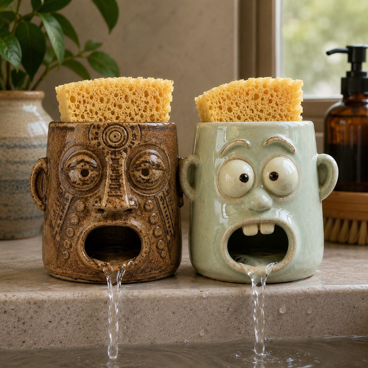 August fun sponge holder workshop