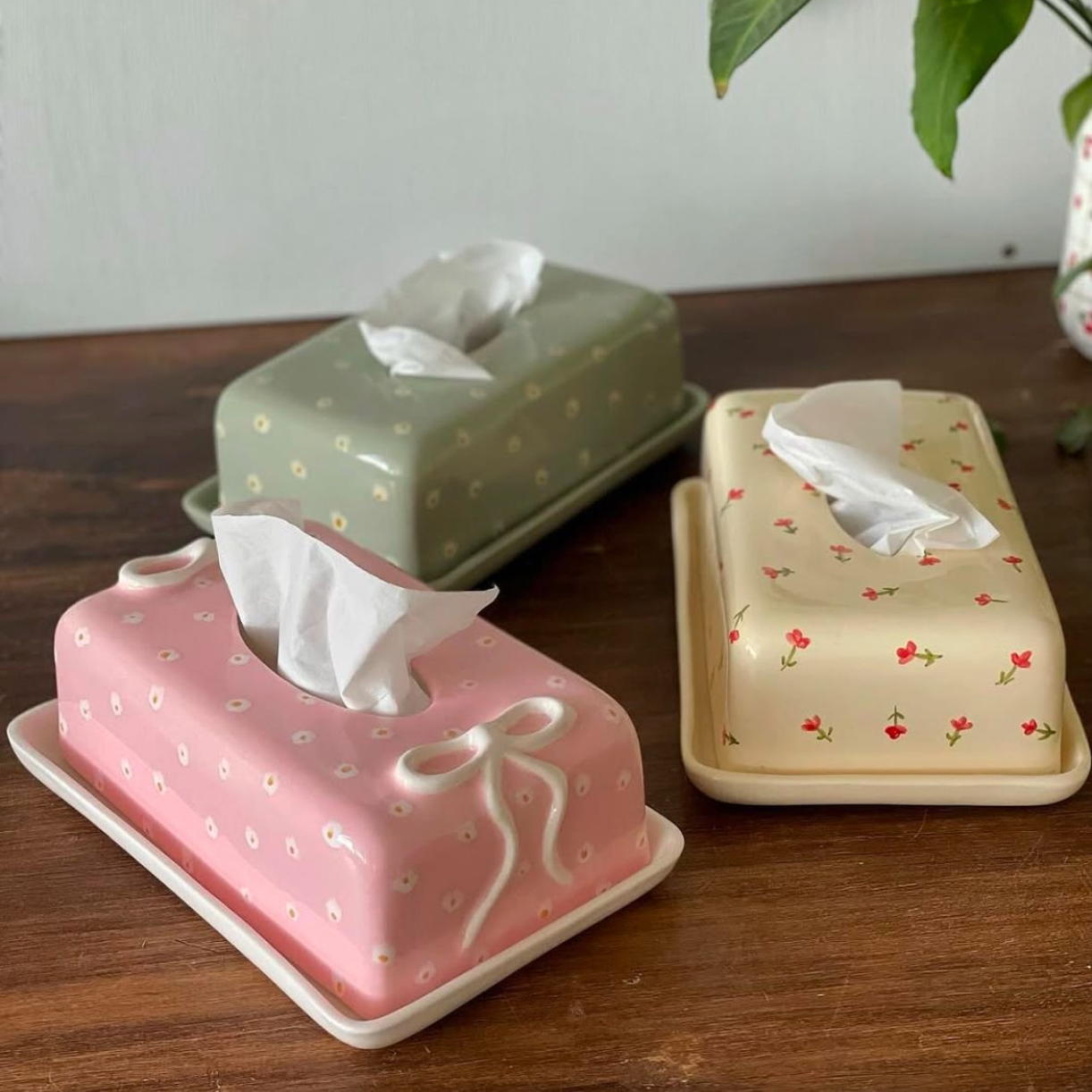 July tissue box cover with dish workshop